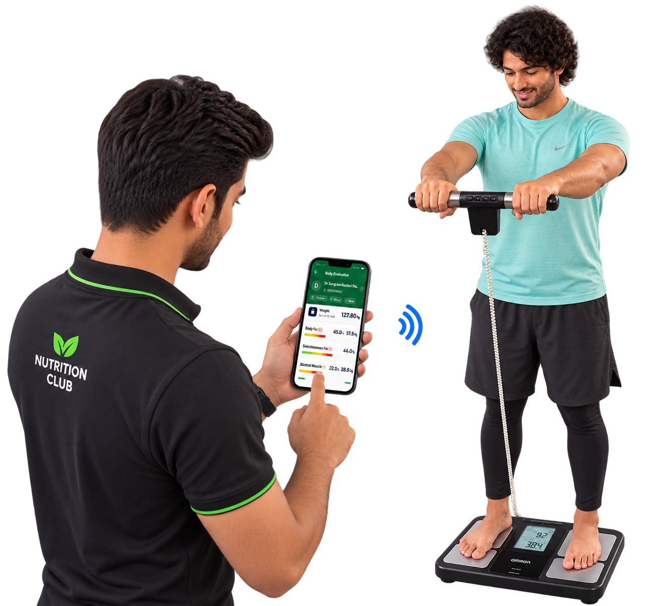 CureCut Instant Omron Bluetooth Body Evaluation